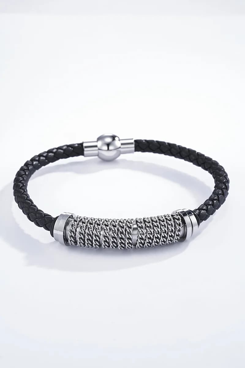 Cherolini Gevlochten Armband Zilver
